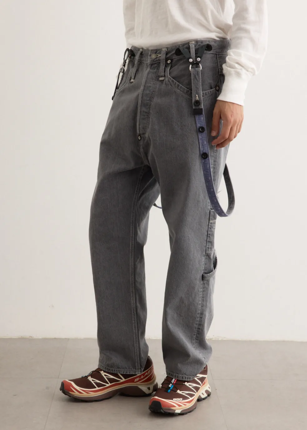 x Levis Cotton Selvedge Denim Dungaree