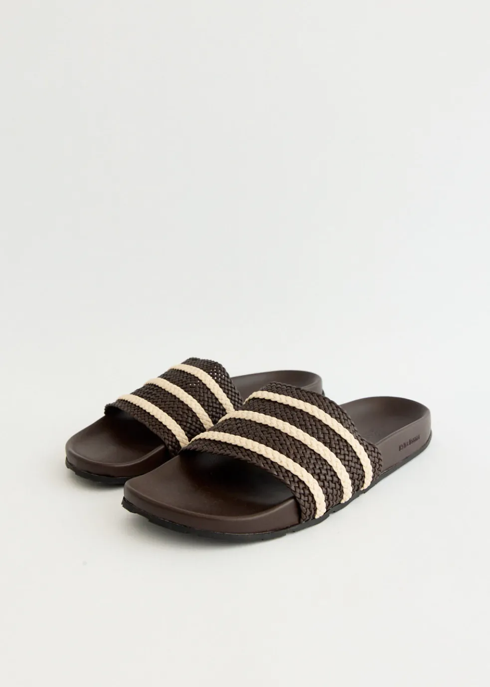 x Wales Bonner Adilette 'Dark Brown' Slides