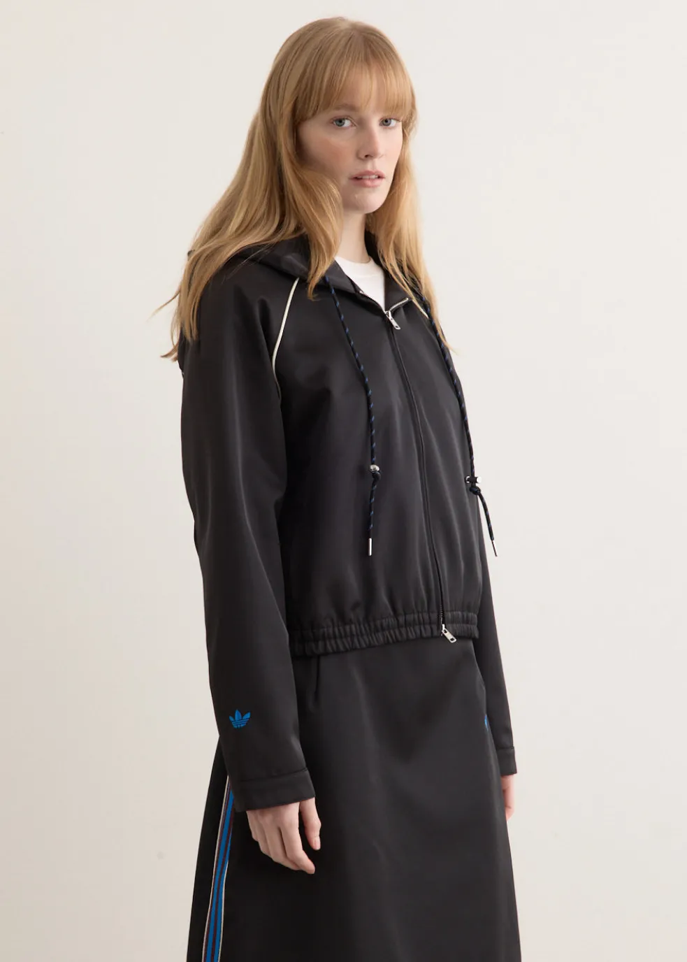 x Wales Bonner Satin Hood Track Top